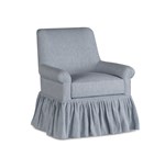 Arabella Skirted Swivel Chair (Ruffled Skirt)